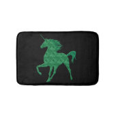 Green Fire Unicorn Bath Mat (Voorkant)