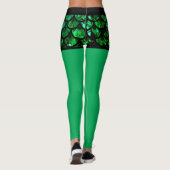 Green Fish Scale Shorts Leggings (Achterkant)