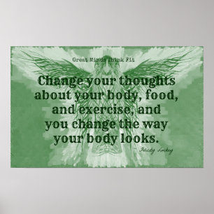 Green Fitness Angel! Poster