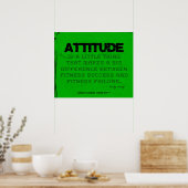 Green Fitness Poster met hoogte (Keuken)