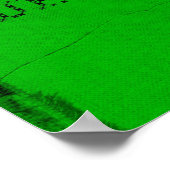 Green Fitness Poster - Oefening! (Hoek)