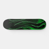 Green Flames Skateboard (Horizontaal)