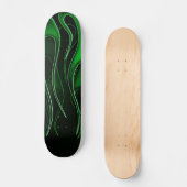 Green Flames Skateboard (Voorkant)
