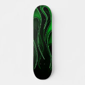 Green Flames Skateboard (Voorkant)