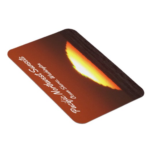 "Green Flash" bij zonsondergang in Ocean Shores, W Magneet (Rechterzijde)