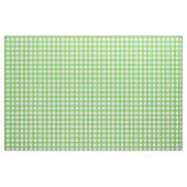 Green Flash & White Gingham Check Stof (Yard (91,4 cm))
