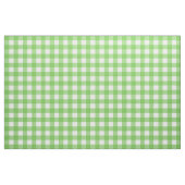 Green Flash & White Gingham Check Stof (Fat Quarter)