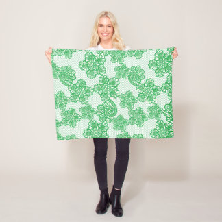 Green Fleece Blanket