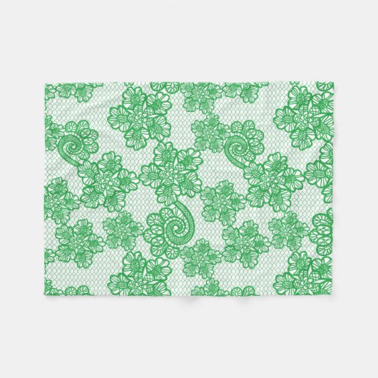 Green Fleece Blanket (Voorkant (Horizontaal))