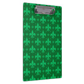 Green Fleur-de-lis Pattern Design Klembord (Rechts)