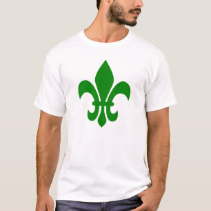 Green Fleur de Lis T-shirt