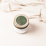 Green Floral Classic Round Sticker<br><div class="desc">Sage Green Floral Classic Round Sticker. Deze stijlvolle en elegante bruiloft bedankt je dat je de klassieke ronde sticker van een envelop bedekt met prachtige, met de hand geverfde waterverf wilde bloemen die een mooie bouquet vormen die perfect is voor lente-, zomer- of valbruiloften. Zoek overeenkomende objecten in het Collectie...</div>