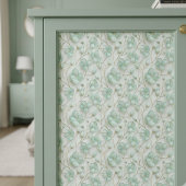 Green Floral Decoupage Tissue Paper Tissuepapier