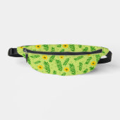 Green Floral Fanny Pack Heuptasje (Voorkant)