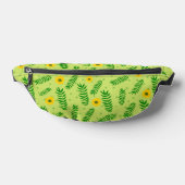 Green Floral Fanny Pack Heuptasje (Liggend)