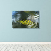 Green Floral Fern Natuur Foto Canvas Afdruk (Insitu (Houten vloer))