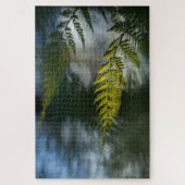 Green Floral Fern Natuur Foto Legpuzzel (Verticaal)