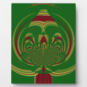 Green Floral Fotoplaat (Voorkant)