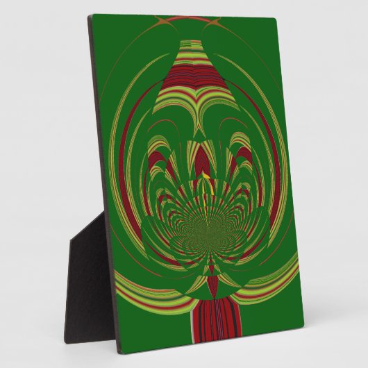 Green Floral Fotoplaat (Zijkant)