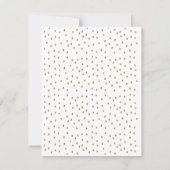 Green floral Highland koe bedankje Bedankkaart (Achterkant)