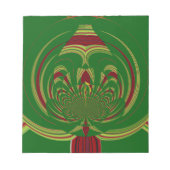 Green Floral Notitieblok (Voorkant)