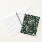 Green Floral Notitieboek (Binnen)