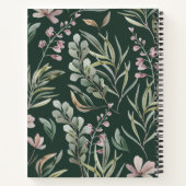 Green Floral Notitieboek (Achterkant)