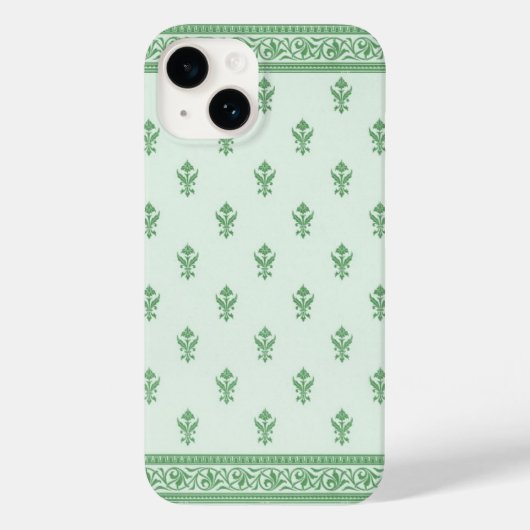 Green Floral Pattern Case-Mate iPhone Case (Achterkant)