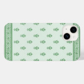 Green Floral Pattern Case-Mate iPhone Case (Achterkant (horizontaal))