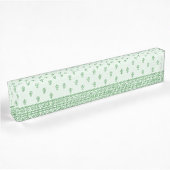 Green Floral Pattern Naambordje