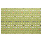 Green Floral Pattern Stof (Yard (91,4 cm))