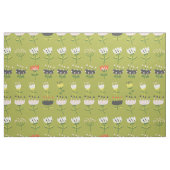 Green Floral Pattern Stof (Fat Quarter)