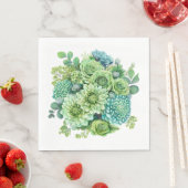 Green Floral Servet (Insitu)