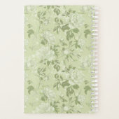 Green Floral Small Planner (Achterkant)
