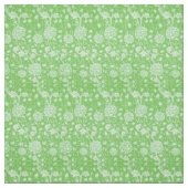 Green Floral Stof (Swatch)