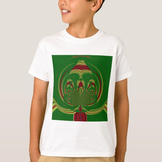Green Floral T-shirt (Voorkant)