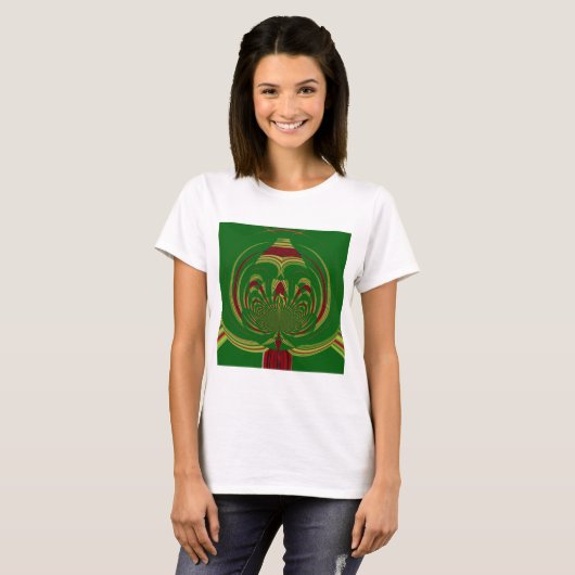 Green Floral T-shirt (Voorkant volledig)