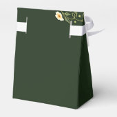 Green Floral Wedding Bedankdoosjes (Achterkant)