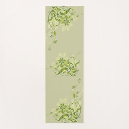 Green Floral Yogamat