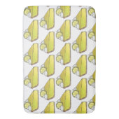 Green Florida Key Limoen Pie Slice Foodie Badmat (Voorkant Verticaal)
