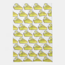 Green Florida Key Limoen Pie Slice Foodie Theedoek