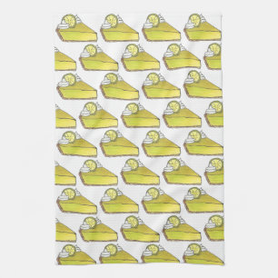 Green Florida Key Limoen Pie Slice Foodie Theedoek