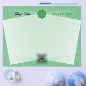 Green Flower Ribbon door Kenneth Yoncich Flyer (Enkel)