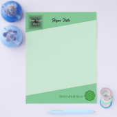 Green Flower Ribbon door Kenneth Yoncich Flyer (Enkel)