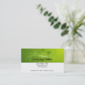 Green Flower Star-Visitekaartje Visitekaartje (Staand voorkant)