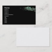 green flut business card-sjabloon visitekaartje (Voorkant / Achterkant)