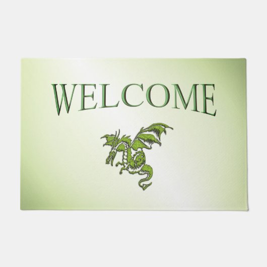 Green Flying Dragon Deurmat (Voorkant)