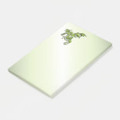 Green Flying Dragon Post-it® Notes (Schuin)
