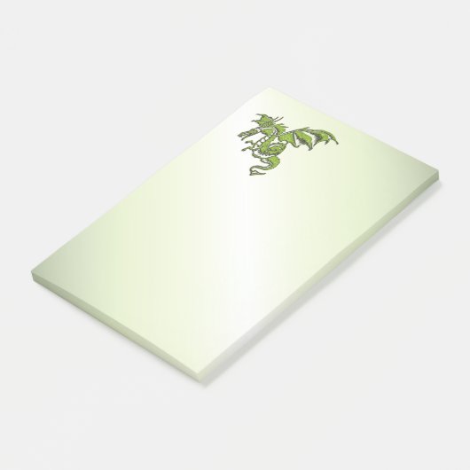 Green Flying Dragon Post-it® Notes (Schuin)