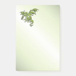 Green Flying Dragon Post-it® Notes